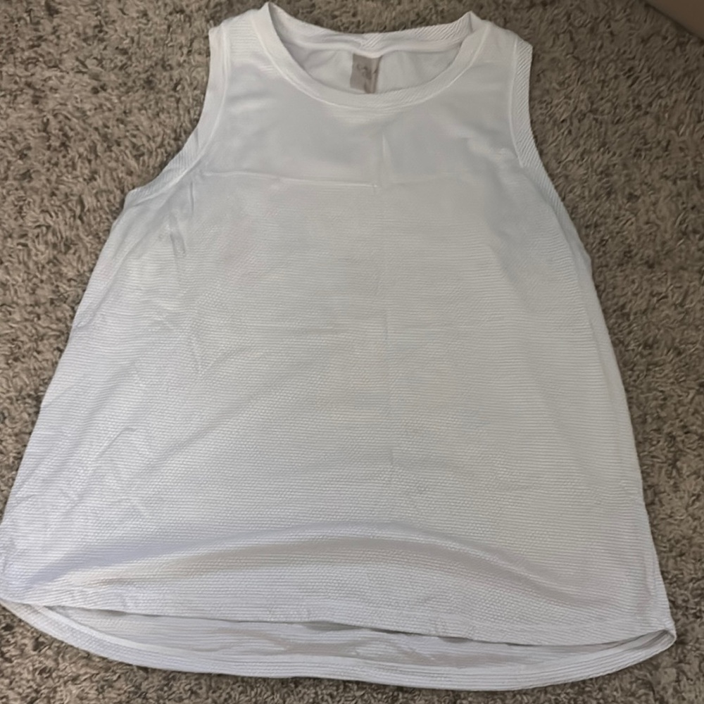 White Sleeveless Women's Top